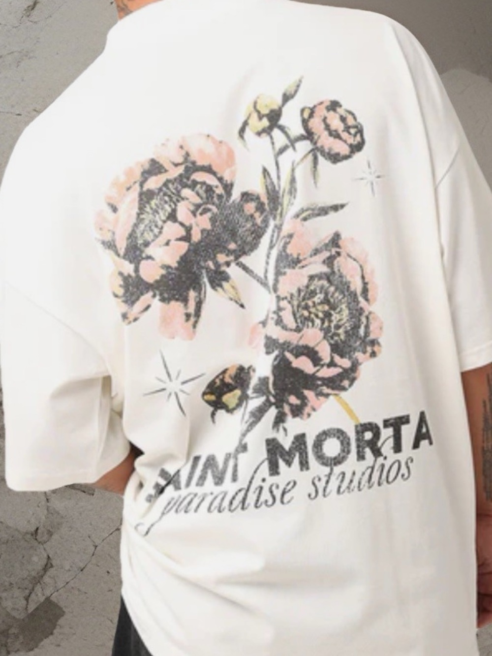 Saint Morta Wildflower T-Shirt Off White